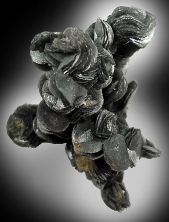 Mineral Specimens: Boulangerite and Calcite from Cavnic, Maramures, Romania