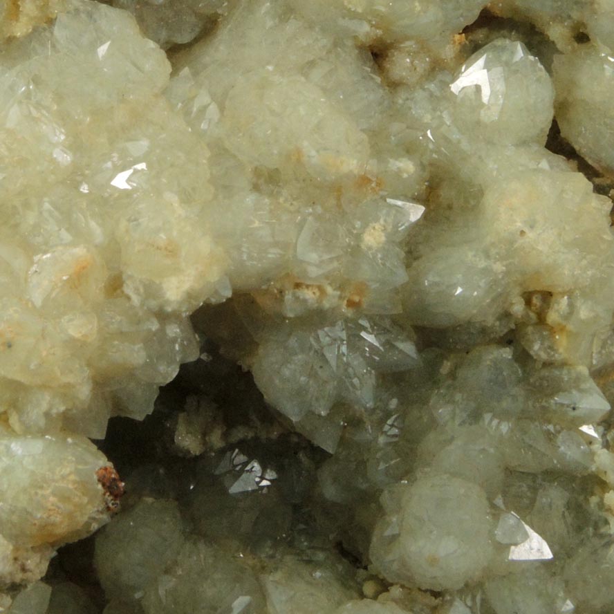 Detail view of mineral Quartz var. Green Quartz for sale from Signal Hill, Staten Island, New York City, Richmond County, New York