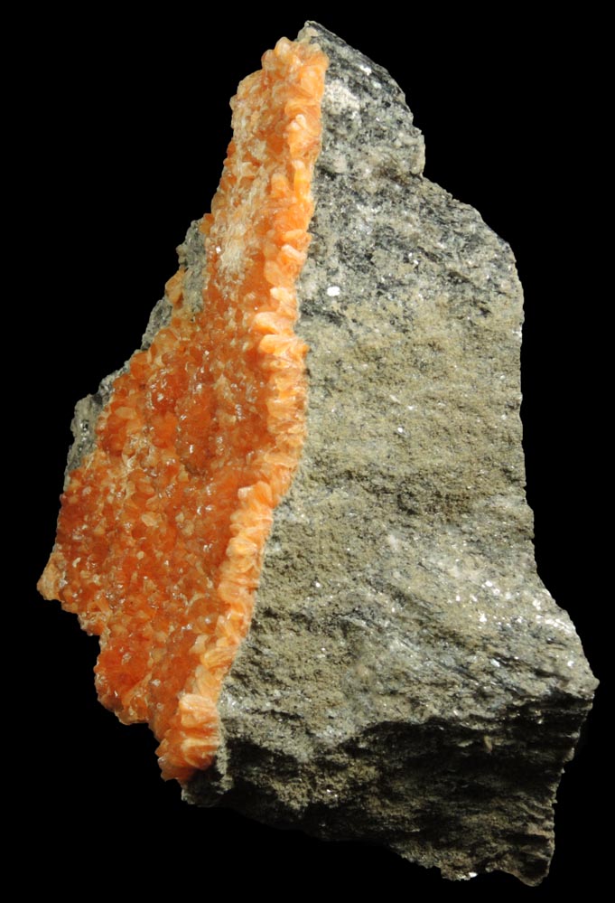 Detail view of mineral Stilbite-Ca for sale from Water Tunnel No.3 under Manhattan Island, New York City, New York County, New York
