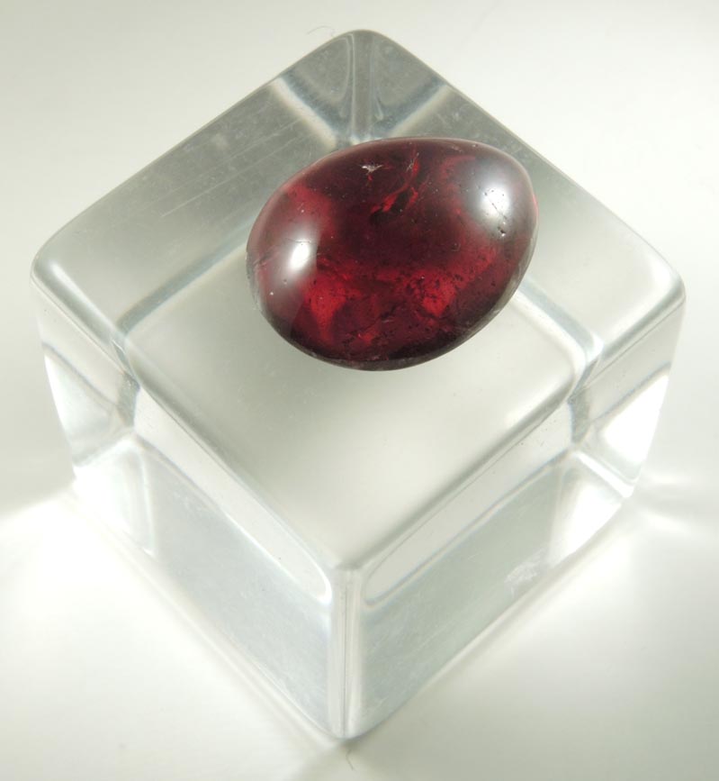 Mineral Almandine Garnet (polished cabochon) for sale from 65th Street at Columbus Avenue, Manhattan Island, New York City, New York County, New York