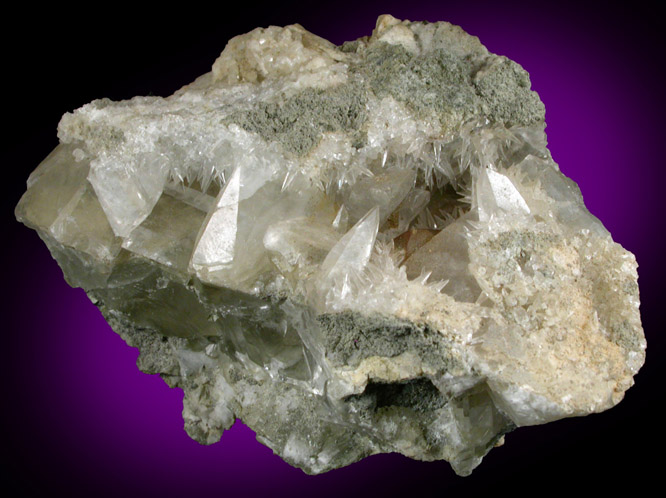 Calcite from 54th Street and Avenue of the Americas, NYC. 