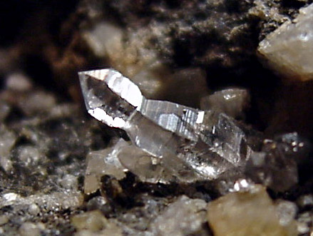 Mineral Specimens: Quartz var. Tessin habit from Becker Quarry, West Willington, Connecticut